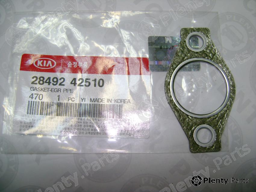 Genuine HYUNDAI / KIA (MOBIS) part 2849242510 Seal, EGR valve