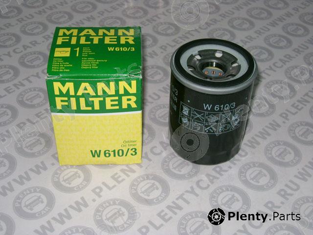  MANN-FILTER part W610/3 (W6103) Oil Filter