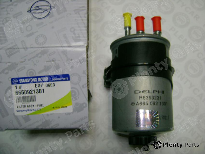 Genuine SSANGYONG part 6650921301 Fuel filter