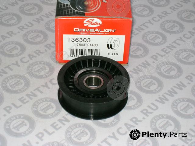  GATES part T36303 Deflection/Guide Pulley, v-ribbed belt