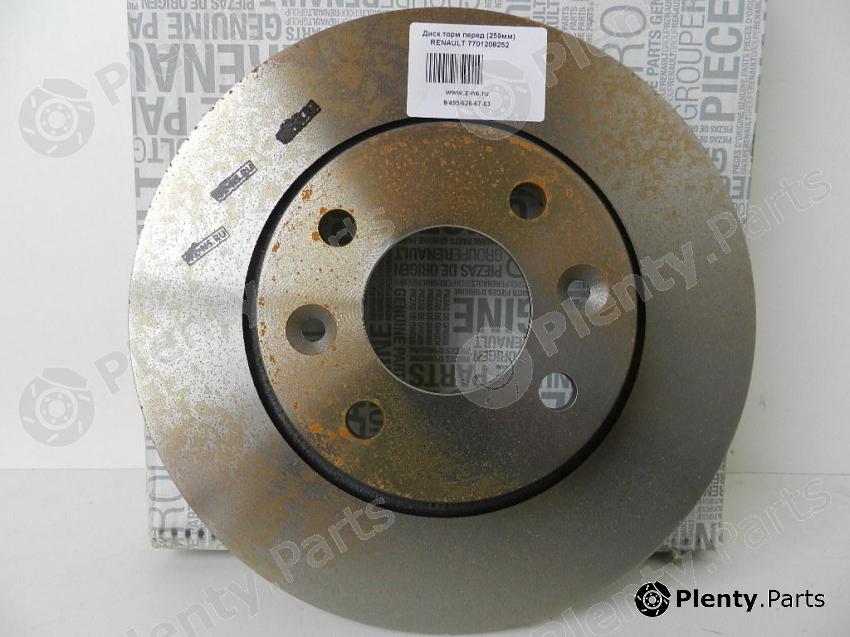 Genuine RENAULT part 7701208252 Replacement part