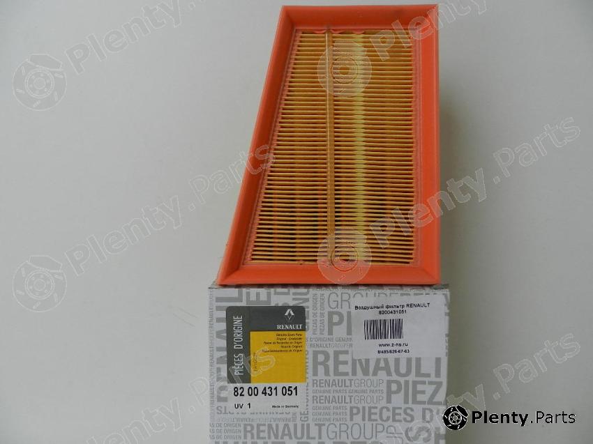 Genuine RENAULT part 8200431051 Air Filter