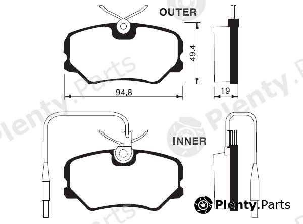  SANGSIN part SP1180 Replacement part