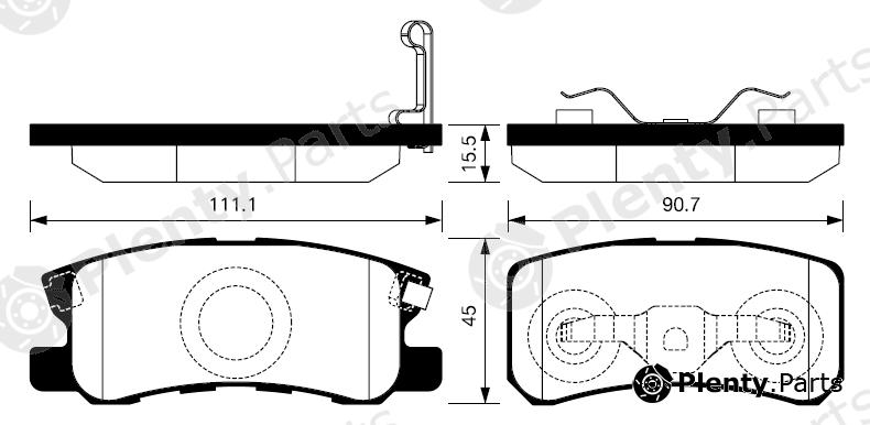  SANGSIN part SP2076 Replacement part