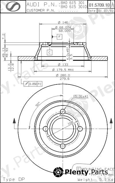  SPARTECH part AD01.5709.10 (AD01570910) Replacement part