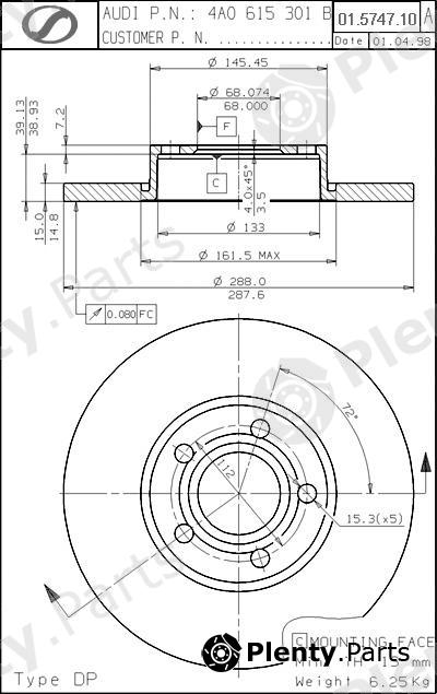  SPARTECH part AD01.5747.10 (AD01574710) Replacement part
