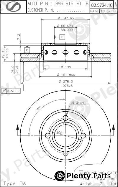  SPARTECH part AD02.5724.10 (AD02572410) Replacement part