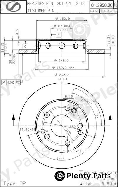 SPARTECH part MR01.2950.20 (MR01295020) Replacement part