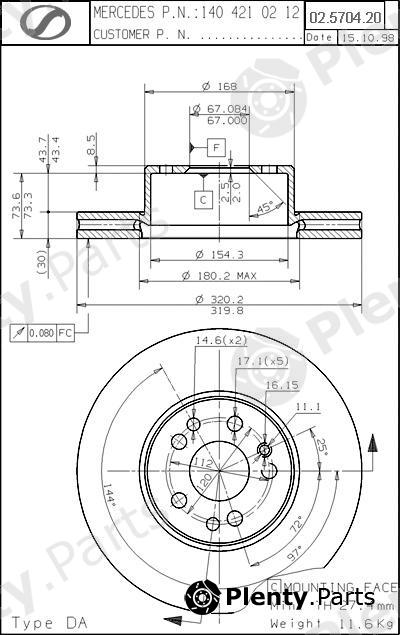  SPARTECH part MR02.5704.20 (MR02570420) Replacement part
