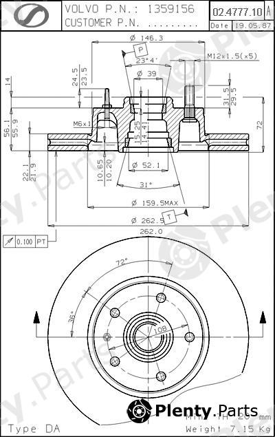  SPARTECH part VL02.4777.10 (VL02477710) Replacement part