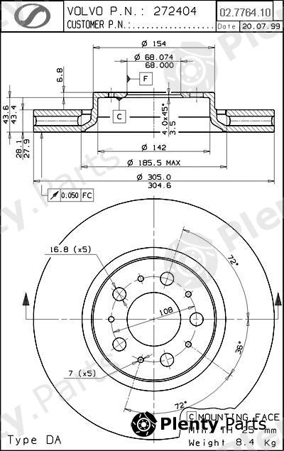  SPARTECH part VL02.7764.10 (VL02776410) Replacement part