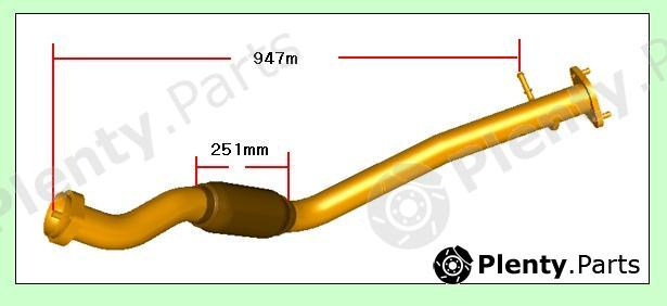 Genuine SSANGYONG part 2421008142 Exhaust Pipe