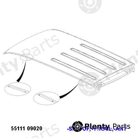 Genuine SSANGYONG part 5511109020 Replacement part
