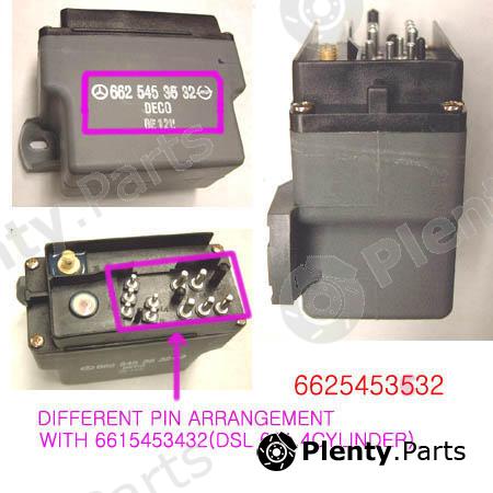 Genuine SSANGYONG part 6625453532 Relay, glow plug system