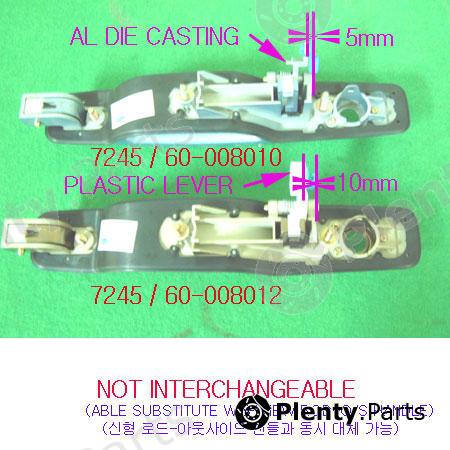 Genuine SSANGYONG part 7246008010LAK Replacement part