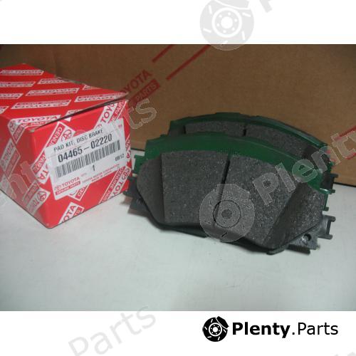 Genuine TOYOTA part 0446502220 Brake Pad Set, disc brake 
