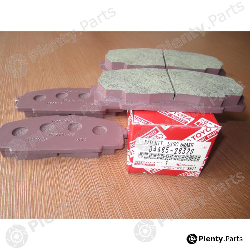 Genuine TOYOTA part 0446526320 Brake Pad Set, disc brake