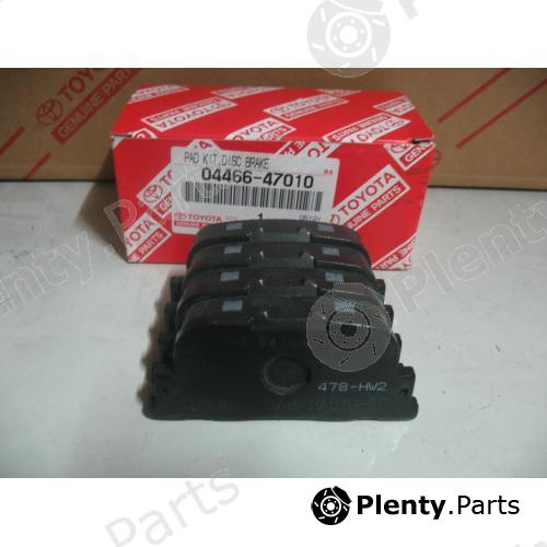 Genuine TOYOTA part 0446647010 Brake Pad Set, disc brake