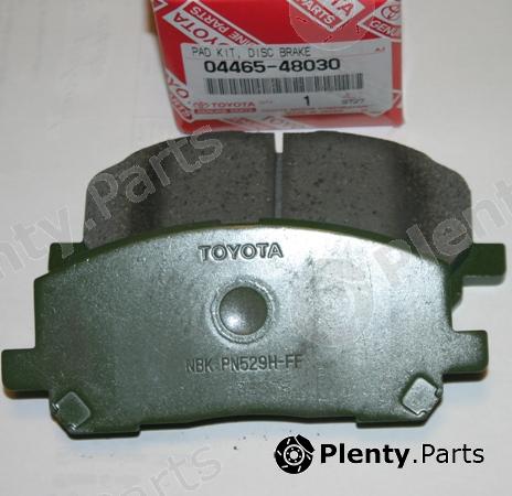 Genuine TOYOTA part 04465-48030 (0446548030) Brake Pad Set, disc brake