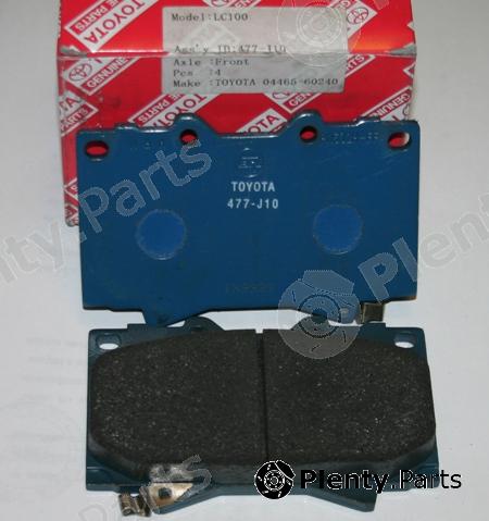 Genuine TOYOTA part 04465-60240 (0446560240) Brake Pad Set, disc brake