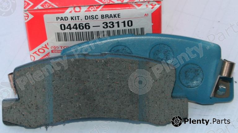 Genuine TOYOTA part 04466-33110 (0446633110) Brake Pad Set, disc brake