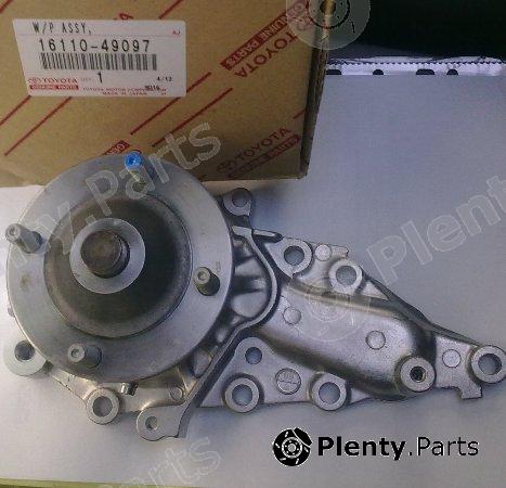 Genuine TOYOTA part 16110-49097 (1611049097) Water Pump