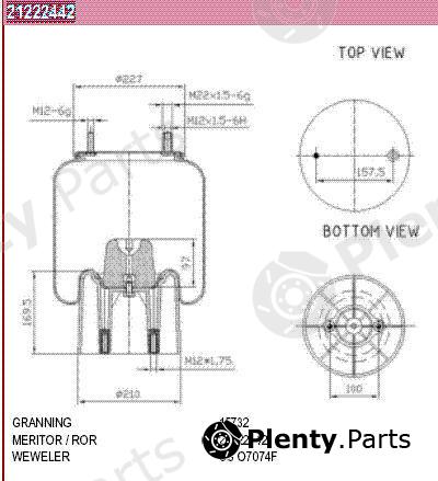  TRUCKTECHNIC part 23.09.442TT (2309442TT) Replacement part