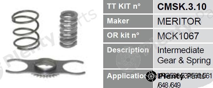  TRUCKTECHNIC part CMSK.3.10 (CMSK310) Replacement part