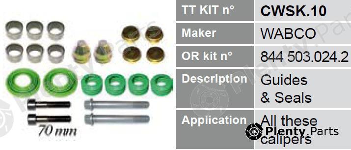  TRUCKTECHNIC part CWSK.10 (CWSK10) Replacement part