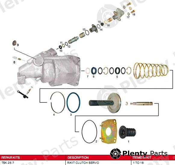  TRUCKTECHNIC part TSK.25.7 (TSK257) Replacement part
