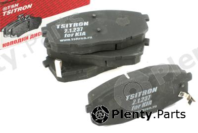  TSN part 21237 Brake Pad Set, disc brake