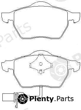 Genuine VAG part 4B0698151AB Brake Pad Set, disc brake