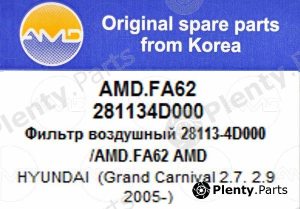  AMD part AMD.FA62 (AMDFA62) Replacement part