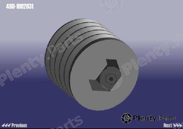Genuine CHERY part 4801002031 Replacement part