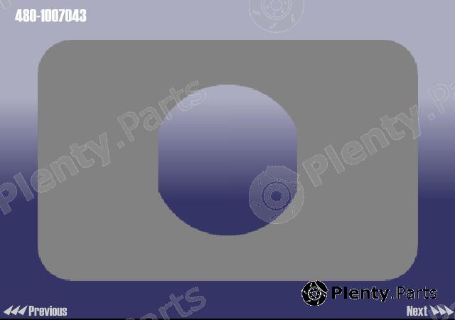 Genuine CHERY part 4801007043 Replacement part