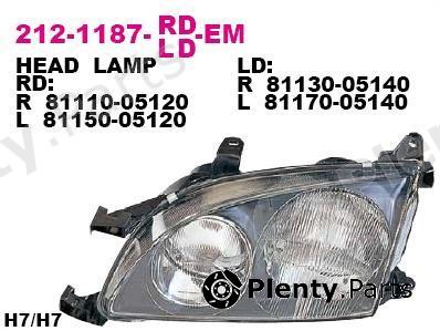  DEPO part 212-1187L-LD-EM (2121187LLDEM) Replacement part