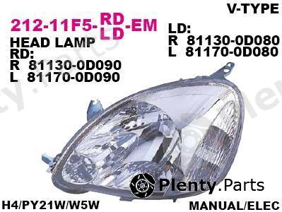  DEPO part 212-11F5R-LD-EM (21211F5RLDEM) Replacement part