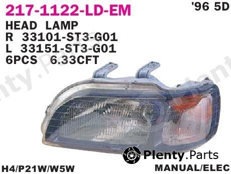  DEPO part 2171122RLDEM Replacement part