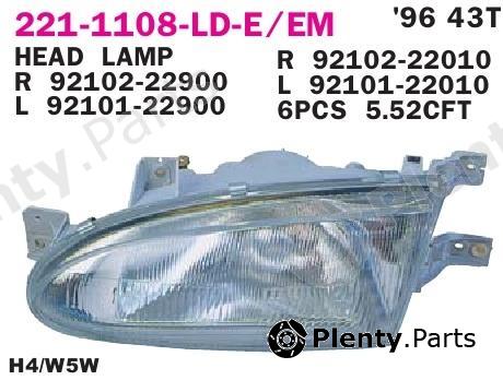  DEPO part 2211108RLDEM Replacement part