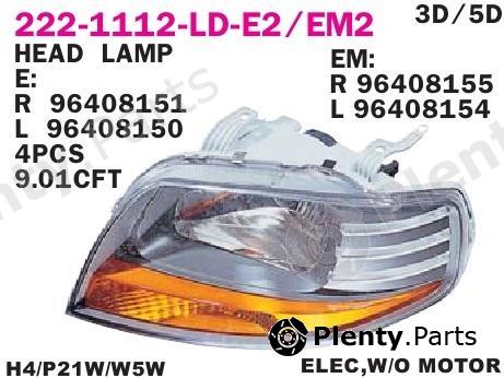  DEPO part 222-1112L-LEMN2 (2221112LLEMN2) Replacement part