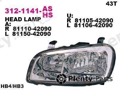  DEPO part 312-1141R-HS (3121141RHS) Replacement part