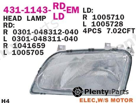  DEPO part 431-1143R-LD-EM (4311143RLDEM) Replacement part