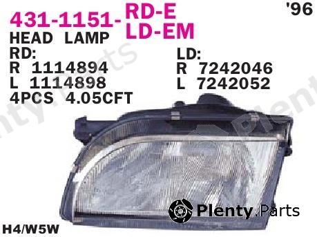  DEPO part 431-1151R-LD-EM (4311151RLDEM) Replacement part