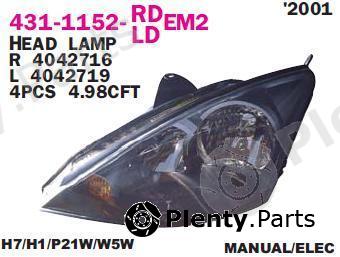  DEPO part 431-1152R-LDEM2 (4311152RLDEM2) Replacement part