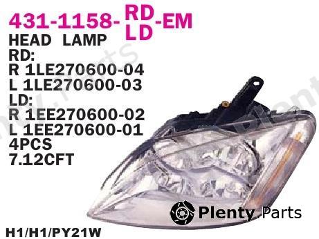  DEPO part 431-1158L-LD-EM (4311158LLDEM) Replacement part