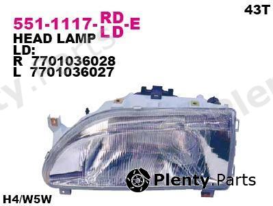  DEPO part 551-1117L-LD-E (5511117LLDE) Replacement part