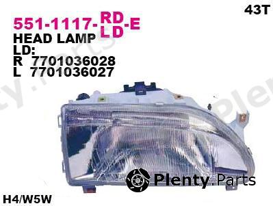  DEPO part 551-1117R-LD-E (5511117RLDE) Replacement part