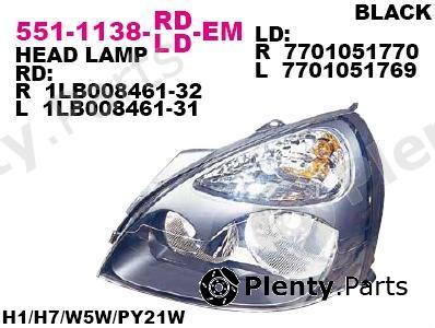  DEPO part 551-1138L-LD-EM (5511138LLDEM) Replacement part