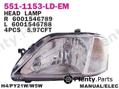  DEPO part 551-1153R-LD-EM (5511153RLDEM) Replacement part