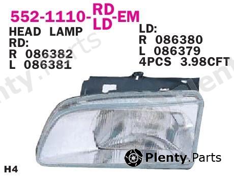  DEPO part 552-1110R-LD-EM (5521110RLDEM) Replacement part
